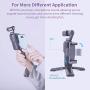 Feiyu Pocket 2 in 1 Handheld Gimbal Camera Stabilizer Vlogger Camera 4K Integrated Camera Gimbal Hyperlapse Motion Time-Lapse Panorama 8X Slow Motion Video Vlogger Gimbal with Mini Tripod Phone Mount