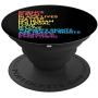 Science Is Real Black Lives Matter Rainbow LGBT Pride Gift PopSockets Grip and Stand for Phones and Tablets