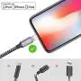 iPhone Charger, MFi Certified Lightning Cable 5Pack 3FT 3FT 6FT 6FT 10FT Charging USB Syncing Data Nylon Braided Compatible with iPhone 11/Pro/Max/X/XS/XR/XS Max/8/Plus/7/7 Plus/6/6S/6 Plus More iPhone Charger, MFi Certified Lightning Cable 5Pack 3FT 3FT 6FT 6FT 10FT Charging USB Syncing Data Nylon Braided Compatible with iPhone 11/Pro/Max/X/XS/XR/XS Max/8/Plus/7/7 Plus/6/6S/6 Plus More