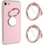 Mirror Cellphone Ring Stand Holder,VASIVO Smart Phone Ring Holder Series Stylish 360°Rotation 180°Flip Ring Stand Grip Mount for Smartphones (Rose Gold 2 Pack)