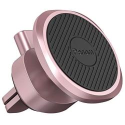 Magnetic Phone Car Mount, Penom Cell Phone Holder for Car Universal Air Vent Magnet Car Phone Mount Fits iPhone 11 Xs Max XR X 8 7 6S 6 Plus and Most Smartphones (Rose Gold)