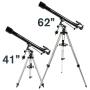 Celestron - PowerSeeker 60EQ Telescope - Manual German Equatorial Telescope for Beginners - Compact and Portable - BONUS Astronomy Software Package - 60mm Aperture