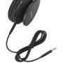 PowerLocus Wireless Bluetooth Over-Ear Stereo Foldable Headphones, Wired Headsets with Built-in Microphone for iPhone, Samsung, LG, iPad (Black)