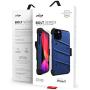 Zizo Bolt Cover - Case for iPhone 11 Pro with Military Grade + Glass Screen Protector & Kickstand and Holster (Blue/Black)