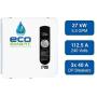 EcoSmart ECO 27 Electric Tankless Water Heater, 27 KW at 240 Volts, 112.5 Amps with Patented Self Modulating Technology,White