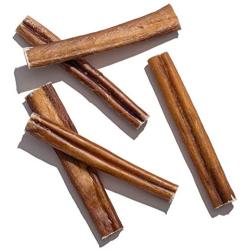 Jack&Pup 6-inch Premium Grade Odor Free Bully Sticks Dog Treats [Jumbo-Thick Size],– 6” Long Natural Gourmet Chews Dog Treat – Savory and Fresh Beef Flavor – 60% Longer Lasting Bully Stick