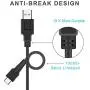 Charger Compatible with Nintendo Switch, Charging Cable Compatible with Nintendo Switch, Charger Cable Compatible with Nintendo Switch Pro Controllers - Black (4.92ft) Charger Compatible with Nintendo Switch, Charging Cable Compatible with Nintendo Switch, Charger Cable Compatible with Nintendo Switch Pro Controllers - Black (4.92ft)