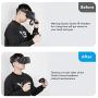 KIWI design Headband Head Strap for Oculus Quest/Oculus Rift Virtual Reality VR Headset Accessories, Comfortable PU Leather & Reduce Head Pressure (Black)