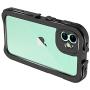 Ulanzi CNC Vlog Cage for iPhone 11 Smartphone | Protective Film Makers Case with 17mm Lens Adapter, 1/4-20 Thread Mounts and Cold Shoe Mounts for Microphones & Video Lights (1 Item)