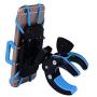 ihens5 Bike Mount, Bike Phone Mount Motorcycle Baby Carriage Bicycle Cell Phone Holder Cradle with Rubber Strap 360 Degree Rotate for iPhone X,8,7 6s Plus 5s 5SE,Galaxy (Blue)