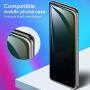 Galaxy S20 Plus Privacy Screen Protector, Tempered Glass [Anti-spy] [9H Hardenss] [3D Curved] [Easy Installation] Screen Film for Samsung Galaxy S20 Plus/S20+ (6.7")
