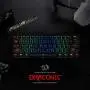 Redragon K530 Draconic 60% Compact RGB Wireless Mechanical Keyboard, 61 Keys TKL Designed 5.0 Bluetooth Gaming Keyboard with Brown Switches and 16.8 Million RGB Lighting for PC, Laptop, Cell Phone