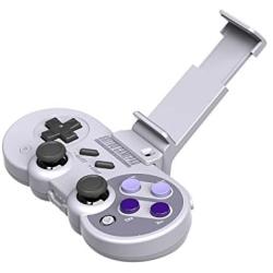 Mosto 8Bitdo Clip Holder Bracket for 8Bitdo SN30 Pro & SF30 Pro, Bracket Handgrip Smart Clip for 8Bitdo SN30 Pro & SF30 Pro, Telescopic Stand for 3.5-6 Inch Phones, Galaxy S7 S8 Note 5 & iPhone X