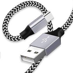 USB C Cable,PLmuzsz 5Pack (3/6/10FT) Type C Charger Cable,Nylon Braided Fast Charging Aluminum Housing Compatible with Samsung Galaxy,Google Pixel,LG,Huawei, TCL and Other USB Type c Cable Device