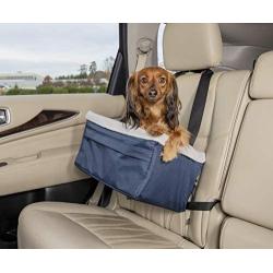 PetSafe Happy Ride Deluxe Booster Seat for Dogs - Elevated Pet Bed for Cars, Trucks and SUVs - Multiple Colors and Sizes, Includes Tether