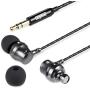 Sephia SP9090 Earphones, Noise Isolating Earbuds, Bass Driven Sound, Portable in-Ear Headphones Compatible with iPhone, iPad, MP3 Players, Samsung Smartphones and Tablets