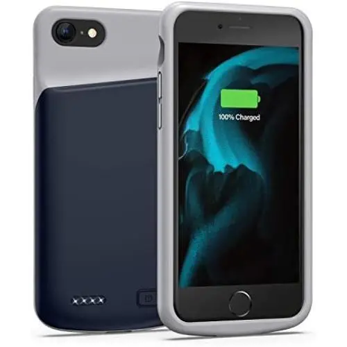 Battery Case for iPhone 6/6s, 4500mAh Portable Protective Charging Case Extended Rechargeable Battery Pack for 4.7 Inch iPhone 6/6s (Blue) Battery Case for iPhone 6/6s, 4500mAh Portable Protective Charging Case Extended Rechargeable Battery Pack for 4.7 Inch iPhone 6/6s (Blue)