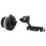 JTZ DP30 Camera Cage 15mm Rail Rod Base Plate Rig + Top Handle + Shoulder Pad + Electronic Handle Grip + Carbon Fiber Matte Box + Follow Focus for Panasonic Lumix GH3 GH4 GH5 GH5s Cameras