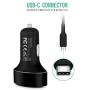 Nekteck USB Type C Car Charger with 45W Power Delivery and 12W USB A Port for Ipad pro, MacBook Pro/Air 2018, Galaxy S9/S8, Google Pixel 3XL, 3.3ft USB C Cable Included (NOT Ideal for Note10/S10+PPS