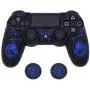 PS4 Controller Skin, BRHE Anti-Slip Grip Silicone Cover Protector Case Compatible with PS4 Slim/PS4 Pro Wireless/Wired Gamepad Controller with 2 Cat Paw Thumb Grip Caps (Blue) PS4 Controller Skin, BRHE Anti-Slip Grip Silicone Cover Protector Case Compatible with PS4 Slim/PS4 Pro Wireless/Wired Gamepad Controller with 2 Cat Paw Thumb Grip Caps (Blue)