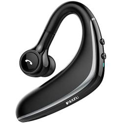 Bluetooth Headset, Hands-Free Wireless Business Bluetooth 5.0 Sweatproof Earpiece with Micphone for Cell Phones-Compatible with iPhone and Android, Work for Office/Workout/Driving