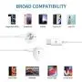 USB C Headphones,KINGONE Type C Earbuds USB C Earphones HiFi Stereo Magnetic with Mic & Volume Control Compatible with Google Pixel 3/2/XL,iPad Pro 2018,MacBook,Sony XZ2 Pro,Samsung S9 (White) USB C Headphones,KINGONE Type C Earbuds USB C Earphones HiFi Stereo Magnetic with Mic & Volume Control Compatible with Google Pixel 3/2/XL,iPad Pro 2018,MacBook,Sony XZ2 Pro,Samsung S9 (White)