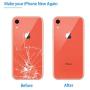 Vimour Back Glass Replacement for iPhone XR 6.1 Inches All Carriers with Pre-Installed Adhesive and Repair Tool Kits (Coral)
