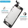 for iPhone 5S Screen Replacement with Home Button Black, Mobkitfp Full Assembly LCD Touch Digitizer with Camera+Ear Speaker+Sensors+Repair Tools+Screen Protector for A1533, A1457, A1453, A1530