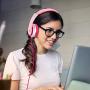 Elecder i41 Kids Headphones, Headphones for Kids Children Girls Boys Teens Foldable Adjustable On Ear Headphones with 3.5mm Jack for iPad Cellphones Computer MP3/4 Kindle Airplane School Pink/Purple