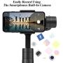FeiyuTech Vimble 2S 3-Axis Smartphone Gimbal Stabilizer(Vimble 2 Updated) Compatible with iPhone 11 X 8 7/Samsung Note 8 Note7 with18 cm Extendable Handheld, Object Tracking,Time-Lapse (Black)