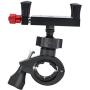 MAGT Mobile Phone Bracket, Universal Electric Bicycle Mountain Bike Motorcycle Mobile Phone Bracket Holder Clip Cycling Accessory(Black)