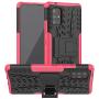 SKTGSLAMY Galaxy A71 5G Case,Samsung A71 5G Case,[NOT fit A71 5G UW Verizon] [Shockproof] Tough Rugged Dual Layer Protective Case Hybrid Kickstand Cover for Samsung Galaxy A71 5G (Pink)