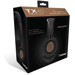 VoltEdge TX40 Game & Go Headset for PC, Xbox One, Playstation 4, Ultra Comfortable, Retro Design