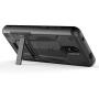 Phonelicious Radiant Core Cricket Icon Smartphone Case with kickstand Heavy Duty Rugged Slim Durable Hybrid Dual Layer Shockproof Phone Cover Compatible Cricket Icon (Black)