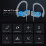 Mpow Flame S Bluetooth Headphones Sports, aptX-HD Bass+ Loud Sound, Bluetooth 5.0 Sport Headphones Running Earbuds W/12H Playtime, IPX7 Waterproof, cVc8.0 Noise Cancelling Mic W/Carrying Case,BlueGrey