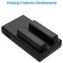 Powerextra Dual Battery Charger for for DJI Osmo, Osmo +, Osmo Pro/RAW, Osmo Mobile