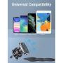 LISEN Phone Holder Car, [Upgraded Clip] Magnetic Phone Mount [6 Strong Magnets] Car Phone Mount [Case Friendly] iPhone Car Holder Car Mount for iPhone Compatible with All Smartphone and Tablets