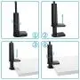 Gooseneck Cell Phone Holder Bed, Lazy Bracket, Universal Mobile Phone Clip Stand, Flexible Long Arm Rotating Mount for for Bed, Office, Kitchen, iPhone, pad, Watching Movies