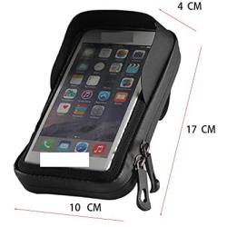 Trek Bike Accessories, Mountain Bike Bag Bicycle Bag Top Tube Bicycle Bag Frame Zipper Waterproof Touch Screen Mobile Phone Holder 6.2" Below