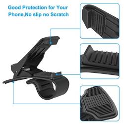 Phone Holder for Car, Hzrfun Cell Phone Holder for Car Dashboard Clip Non-Slip Durable Compatible with iPhone Xs Max/XR/XS/X/8 Plus/8/7 Plus/7 Samsung Galaxy S10/S9/S8 and More