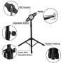 Ipad Tripod Stand, Vstyle Height Adjustable 20 to 60 Inch Tablet Tripod Mount For Ipad Pro 12.9"/11", Ipad Air 10.5", Ipad 9.7 and More 9.5" to 14.5" Tablet