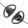 XFOX Walkie Talkie Earpiece Ear Piece 2Pin D Shape Earpiece Headset Push to Talk Mic Apply to Motorola Two Way Radio Walkie Talkie Devices CP040 CP200 XTNi DTR VL50 M2PE0310(10 Pack)