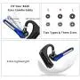 Bluetooth Headset CVC8.0 Dual Mic Noise Cancelling, HonShoop Wireless Bluetooth Earpiece Super Power V5.0 Hands-Free Earphones for iPhone Android Cell Phones Driver Trucker Business