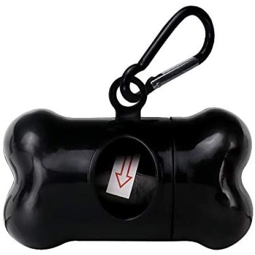 HaoDeng Poop Bag Dispenser - Includes 1 Roll (15 Bags) - Large, Earth-Friendly, Leak-Proof Pet Waste Bags