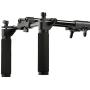 Movo SG500 Dual Grip Video Shoulder Support Rig with 15mm Rods for DSLR Cameras and Camcorders