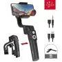MOZA Mini-S Essential Foldable Phone Gimbal, Timelapse Object Tracking Zoom Vertigo Inception, 3-Axis Video Stabilizer for Smartphone Like iPhone Xs/Max/Xr/X/11 Huawei P20