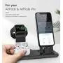 Conido 3 in 1 Charging Station for Apple Products, Stand for Apple Watch Series 5/4/3/2/1, AirPods Pro/2/1 Charging Dock, Charger Station for iPhone SE New/11Pro Max/XS Max/XR/8 Plus/7 Plus/6S Plus
