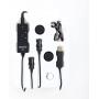Movo GM2 Dual-Capsule Battery Powered Lavalier Lapel Clip-on Omnidirectional Condenser Microphone for GoPro HERO3, HERO3+ and HERO4 Black, White and Silver Editions