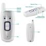 SANZUCO Mini Walkie Talkie, Rechargeable Two Way Radio with Speaker Cap ( 2.5 Miles Long Range,Gold,6 Units )