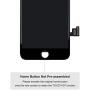 for iPhone 8 Screen Replacement, LCD Display 3D Touch Screen Digitizer Full Assembly with Proximity Sensor, Ear Speaker and Front Camera (Screen Replacement for iPhone 8 Black)
